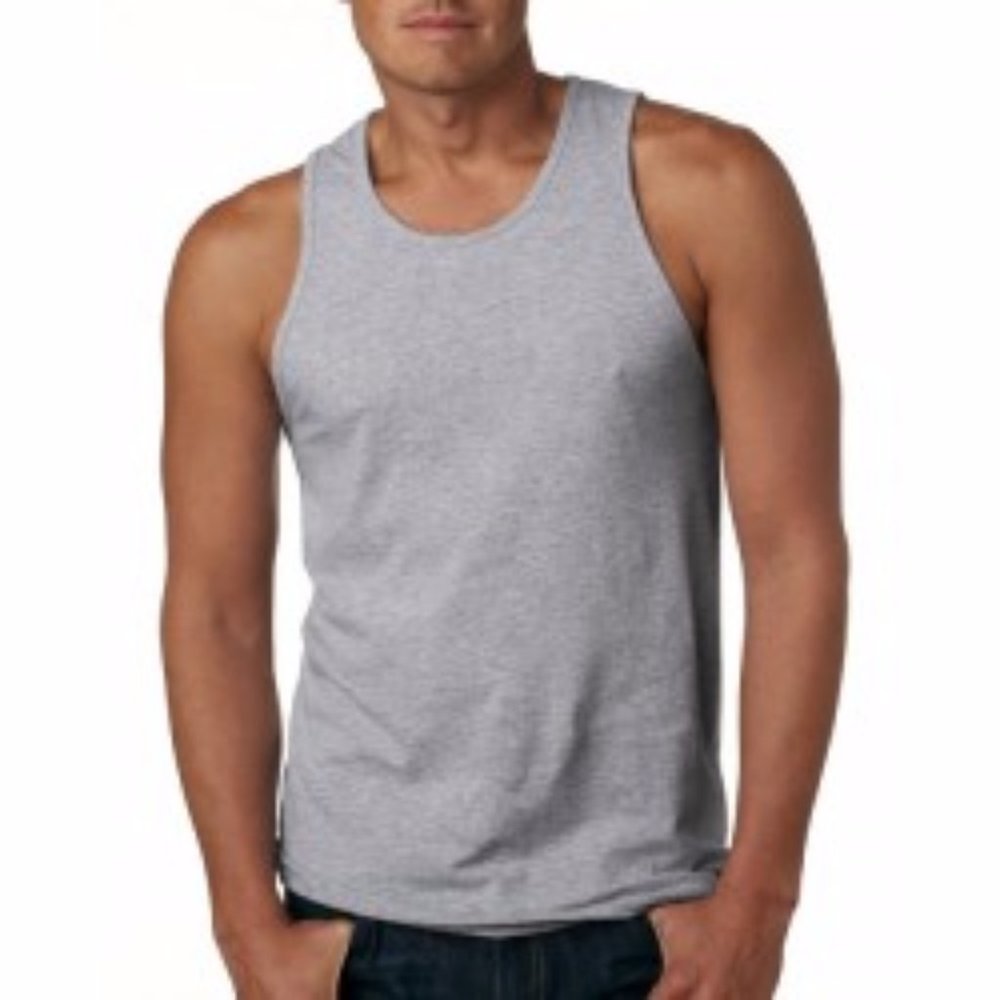 Sport Grey. Super SOFT Mens Tank Top.